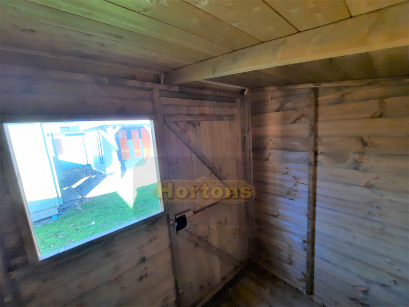 12ft x 8ft Shed - Pent Dalby - Click Image to Close