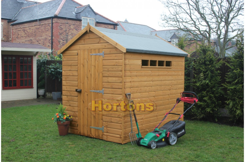 8ft x 6ft Shed - Security Apex