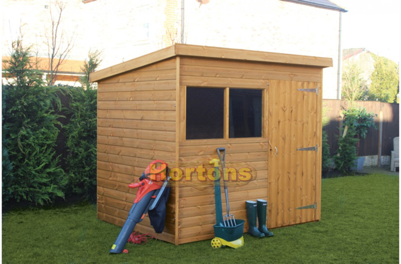 10ft x 6ft Shed - Pent Supreme - Click Image to Close