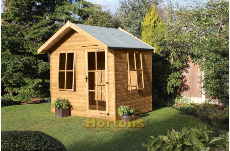 8ft x 10ft Chalet Summerhouse