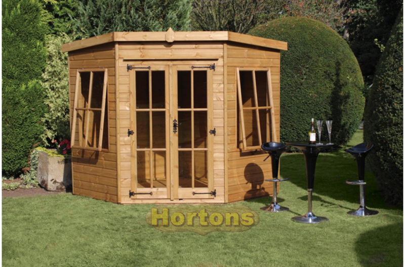 7ft x 7ft Conistone Corner Summerhouse - Click Image to Close