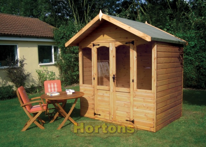 7ft x 7ft Regent summerhouse with verandah - Click Image to Close