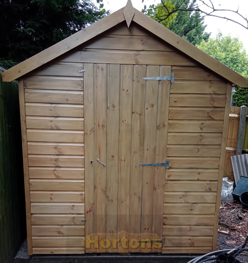 7ft x 7ft Shed - Apex Dalby - Click Image to Close