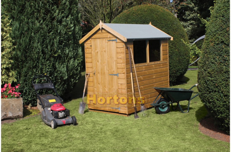 4ft x 4ft Shed - Apex Dalby - Click Image to Close