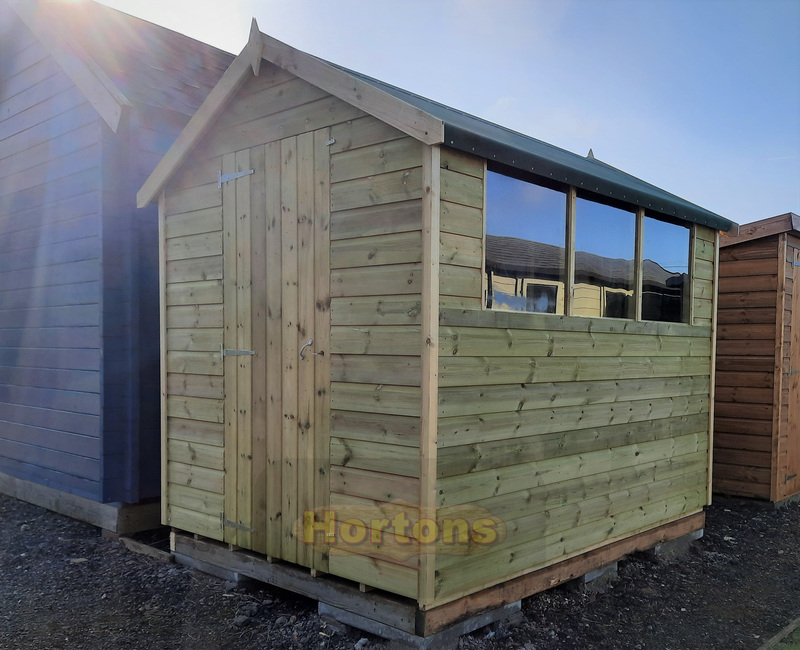 7ft x 7ft Shed - Apex Dalby - Click Image to Close