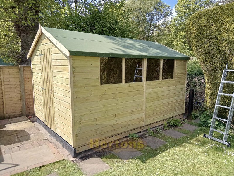 10ft x 6ft Shed - Apex Dalby - Click Image to Close