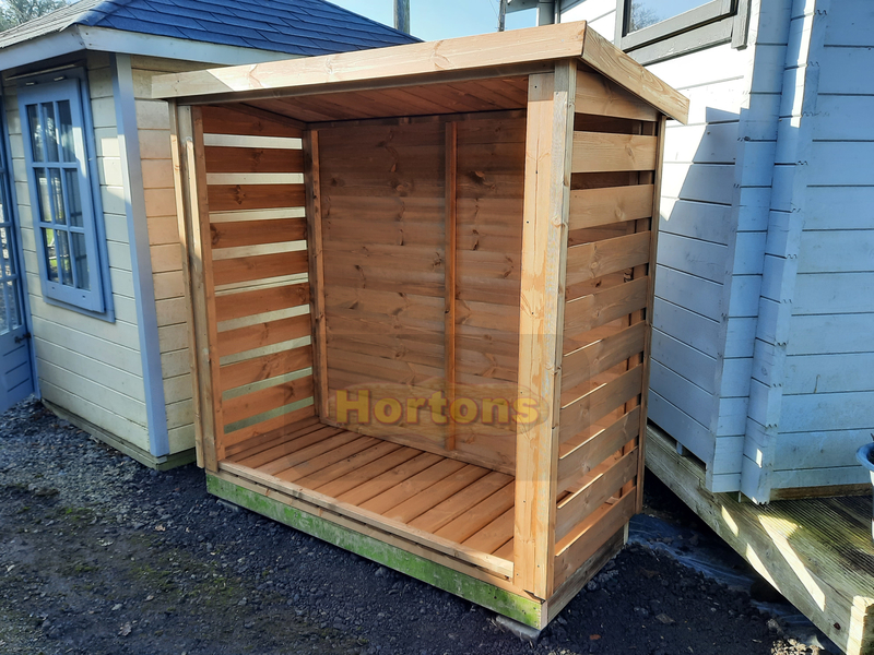 6ft x 2ft 6" Log Store - Click Image to Close