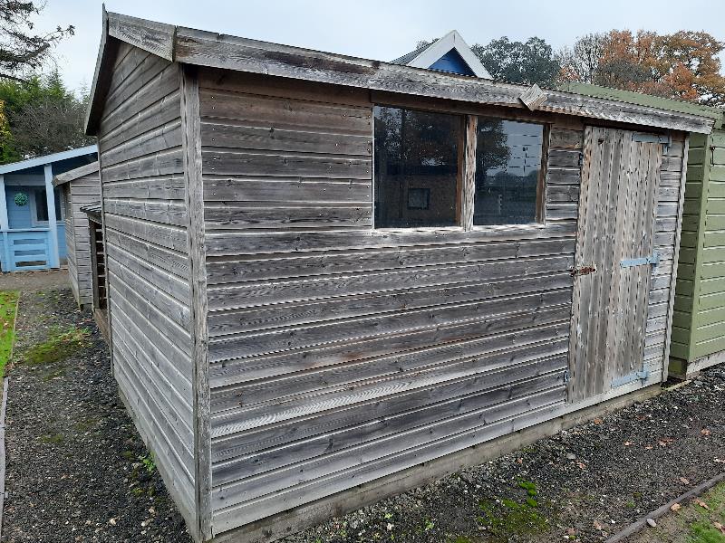 Log Cabin 8' X 12' Apex Treated Workshop - Ex Display