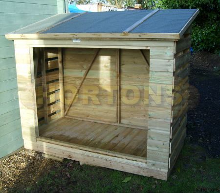 Log Cabin 6x2ft  Logstore Extra Strong Pressure Treated Storage Shed