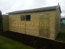 Sectional timber single garages