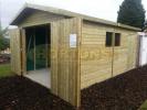 Sectional timber single garages