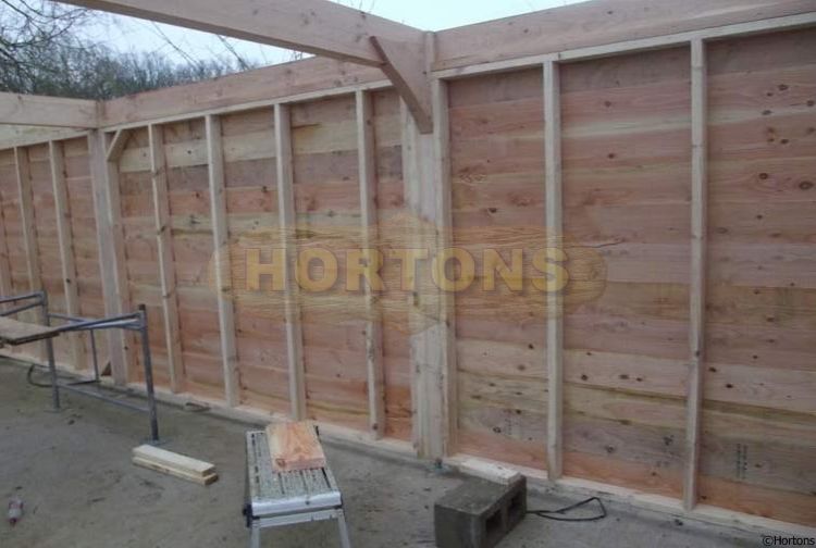 Timber frame post and beam garage specifications and T&Cs
