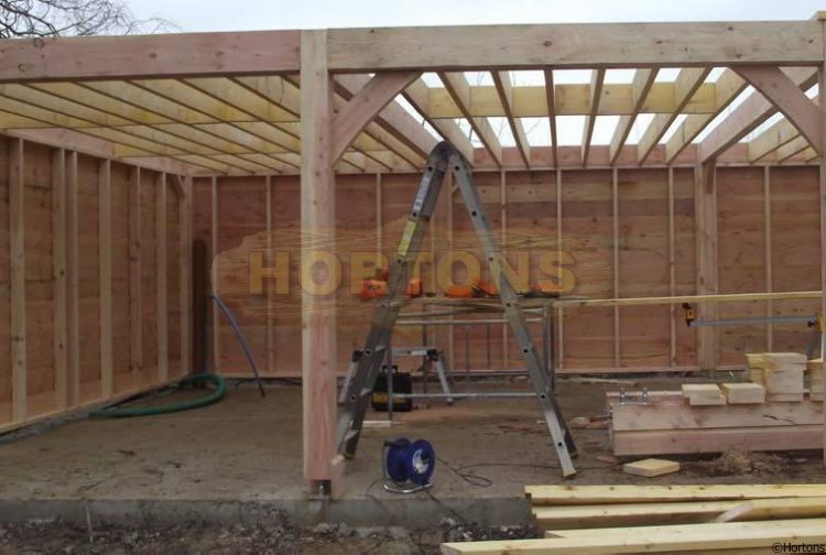 Timber frame post and beam garage specifications and T&Cs