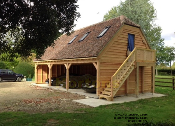 Timber frame post and beam garage specifications and T&Cs