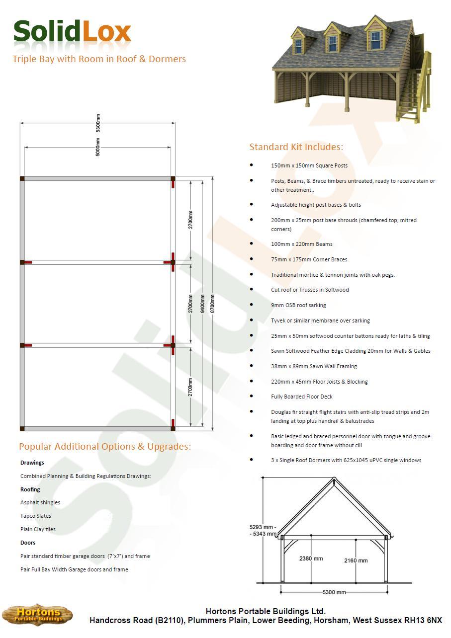 Room over Post and Beam Triple Bay Garage - Click Image to Close