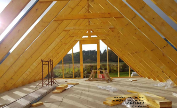 Post and Beam Triple Bay Carport - Click Image to Close