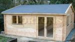 Log Cabin Bristol 5.9 X 5.9m Twinskin 35 + 35mm