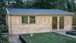 Bristol 45+45mm Twinskin 5.9x5.9 Log Cabin - Click Image to Close