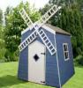 Log Cabin Windmill Playhouse