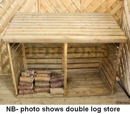 Log Cabin 3x3ft Single Log Store