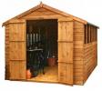 Log Cabin Value Apex 8' X 12' Featheredge Overlap Garden Shed
