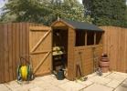 Log Cabin Value Apex 4' X 6' Shiplap Garden Shed
