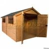 Log Cabin 8' X 12' Premium Shiplap Garden Shed