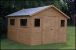 Log Cabin Cheap Workshop 10' X 12' T&G Shiplaplap Garden Shed