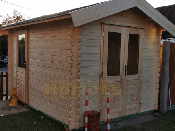 Woodpro 2.5m x 3.5m 44mm log cabin_1