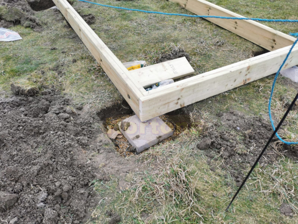 Raised timber base kit - UK Building regs compliant