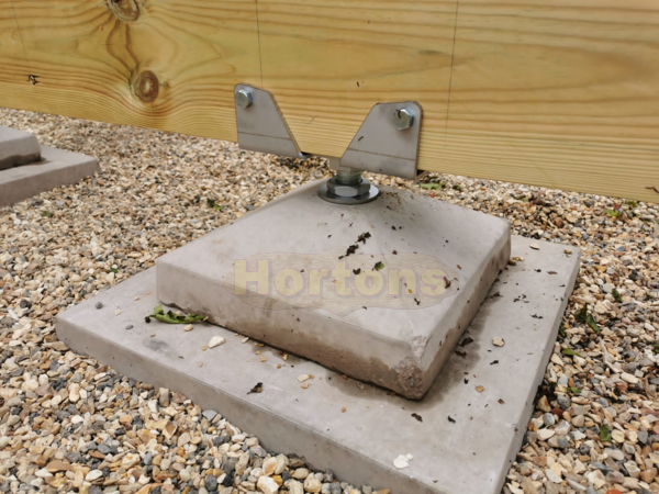 Raised timber base kit - UK Building regs compliant