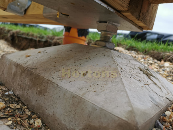 Raised timber base kit - UK Building regs compliant