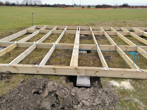 Raised timber base kit - UK Building regs compliant