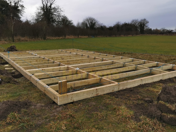 Raised timber base kit - UK Building regs compliant