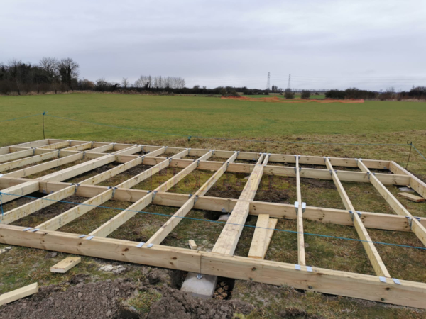 Raised timber base kit - UK Building regs compliant - Click Image to Close