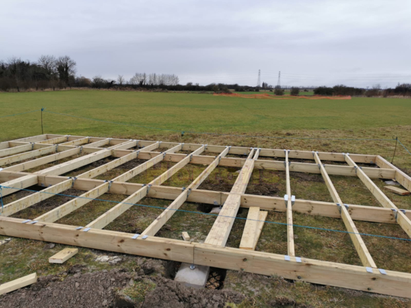 Raised timber base kit - UK Building regs compliant