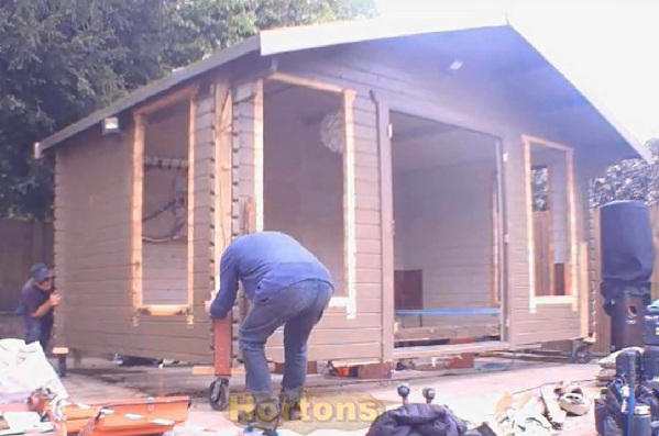 Move your garden cabin