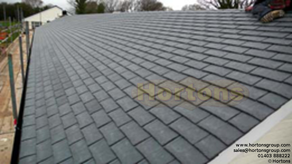 Ecoslate self-bonding rubber roof tiles, price per square metre*