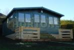 60mm Richmond 5.5m x 5.5m Log Cabin - Click Image to Close