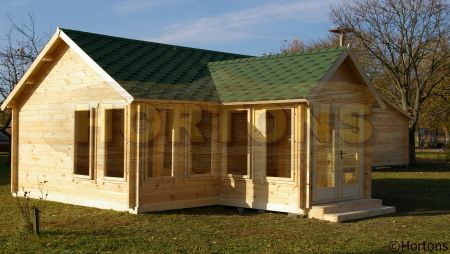 Dorset 45mm log cabin - Click Image to Close