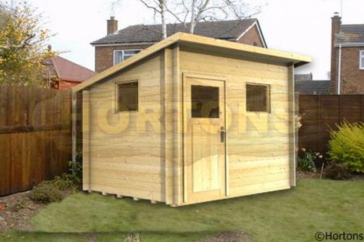 Log Cabin Alvin 45mm Log Cabin 2.5 X 2m