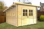 Sarah Log Cabin 28mm 2.5 x 2.5m