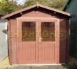 35mm David 2.5m x 2.5m Log Cabin