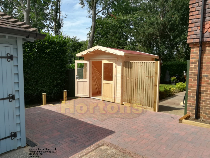 35mm David 2.5m x 2.5m Log Cabin - Click Image to Close