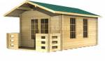 3m x 4m Log Cabin - 45mm Elgiva