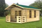 3m x 4m Log Cabin - 45mm Elgiva