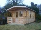 3m x 4m Log Cabin - 45mm Elgiva - Click Image to Close