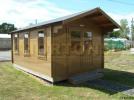 Log Cabin Albert Twinskin 60 + 60mm   3.0 X 5.0m