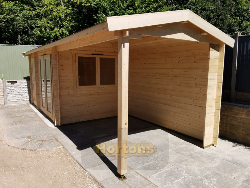 7m x 2.5m custom garden building with large veranda_2