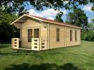 45mm Worthing 3x7m Log Cabin - Click Image to Close